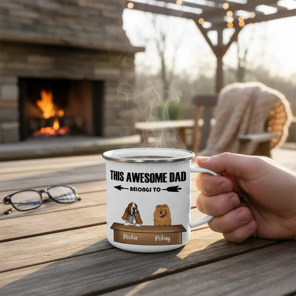 Personalized Camping Mug This Awesome Pet Dad