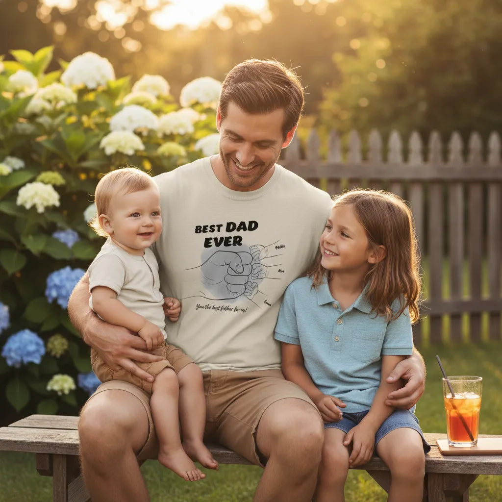 Personalized Tee Best Dad Ever