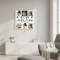 Personalized Poster Mom We Love You