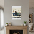 Personalized Poster Blessed Grandma With Grankids