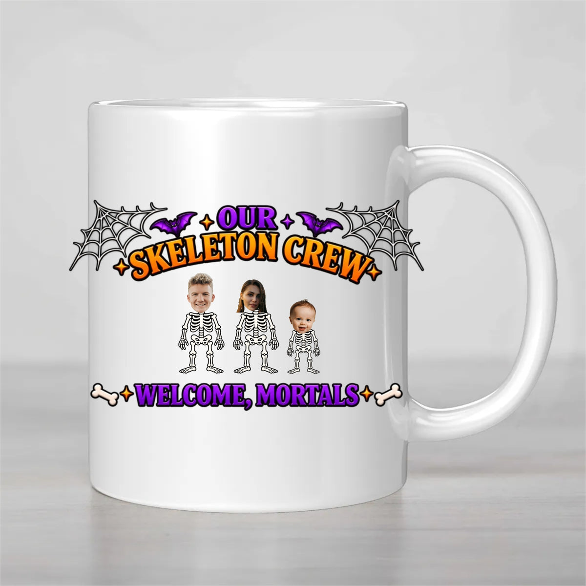 Personalized Halloween Mug Our Skeleton Crew