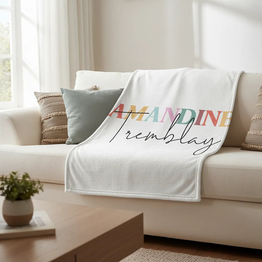 Customized Kid Blanket With Name