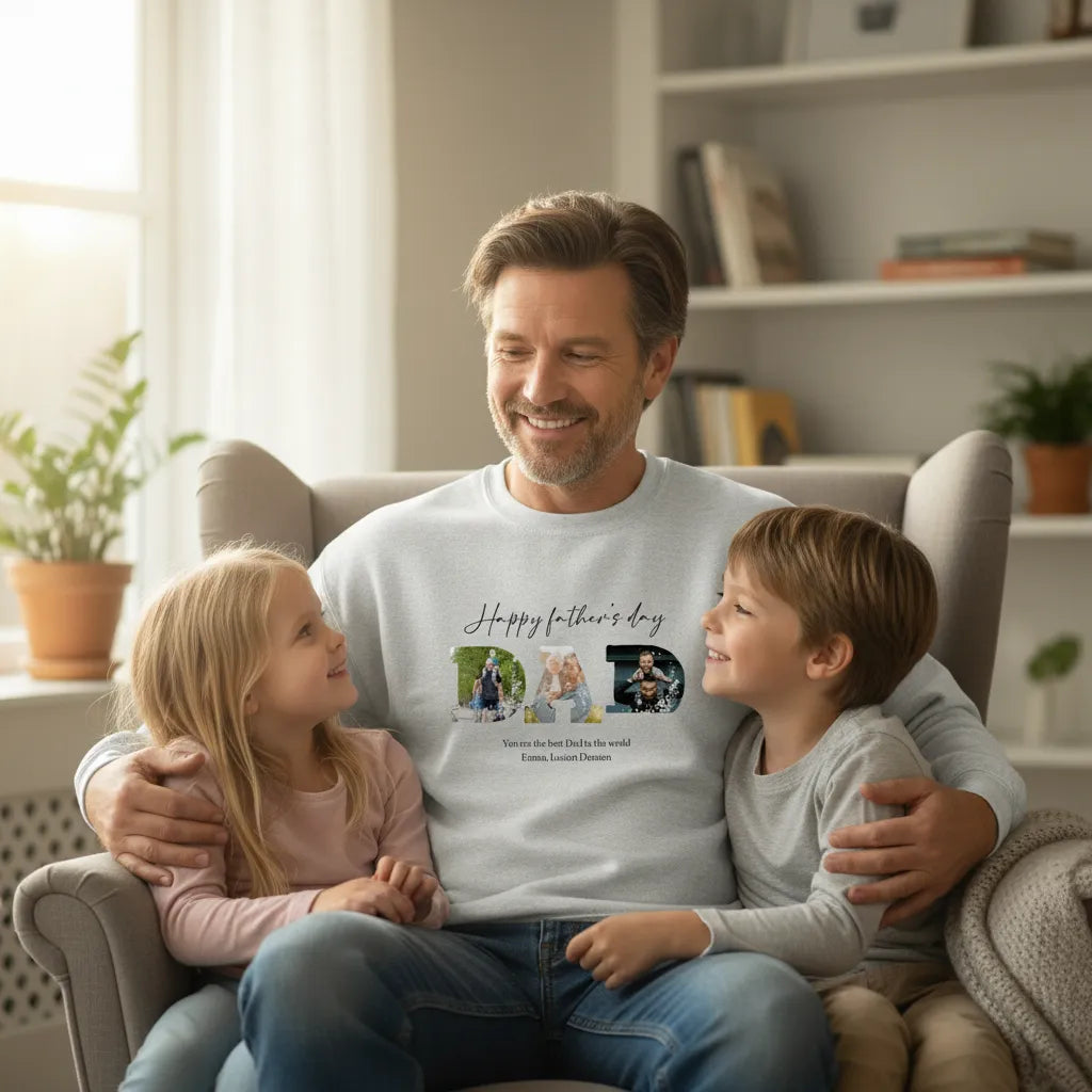 Personalized Sweatshirt Happy Father's Day