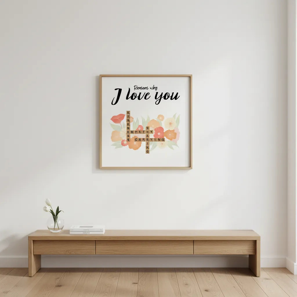 Personalized Poster Reasons Why I Love You