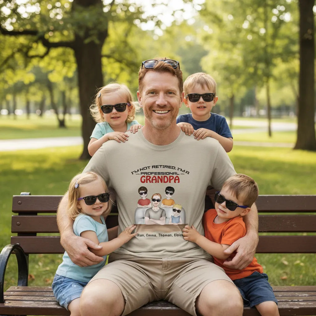 Personalized Shirt I'm a professional Grandpa