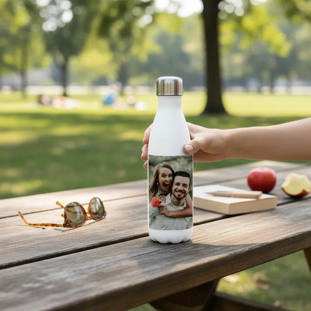 Personalized Stainless Steel Water Bottle With Photo