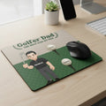Personalized Rectangular Mouse Pad Golfer Dad