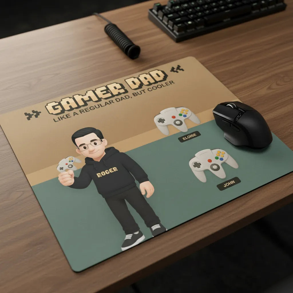 Customized Mouse Pad Gamer Dad