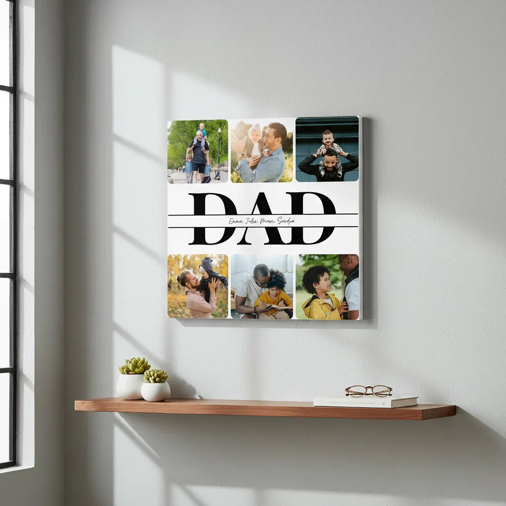 Personalized Poster Best Dad