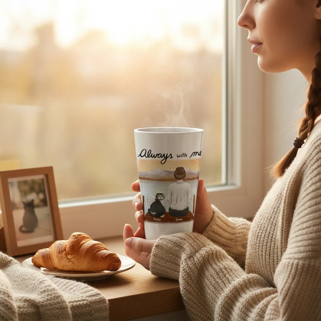Personalized Mug Always With Me Cat