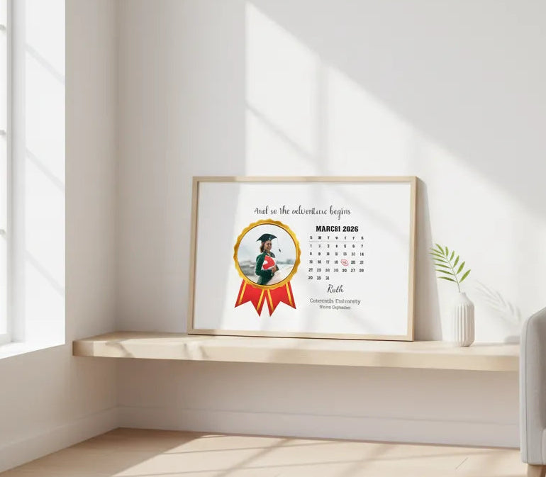 Personalized Poster Graduated Student