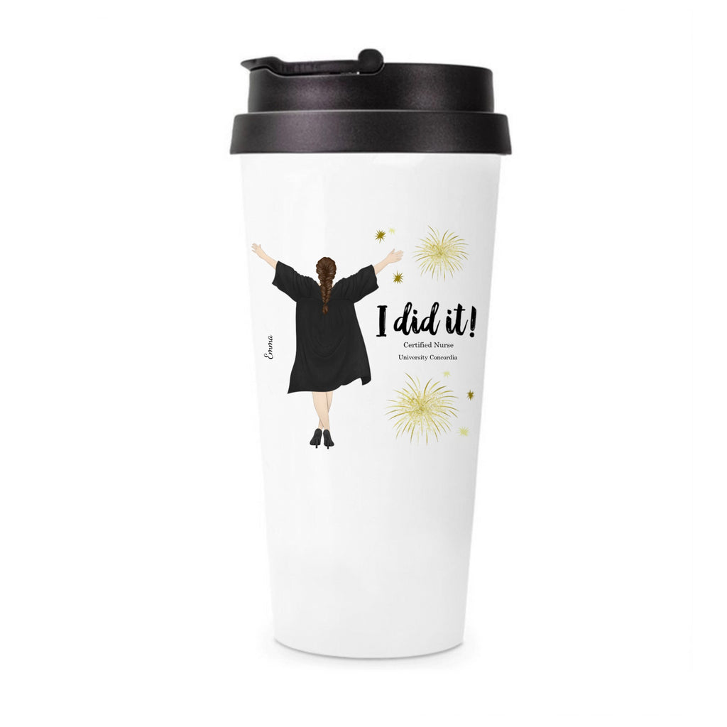 Personalized Tumbler Graduation I did It