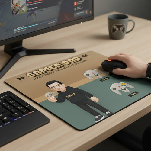 Customized Mouse Pad Gamer Dad