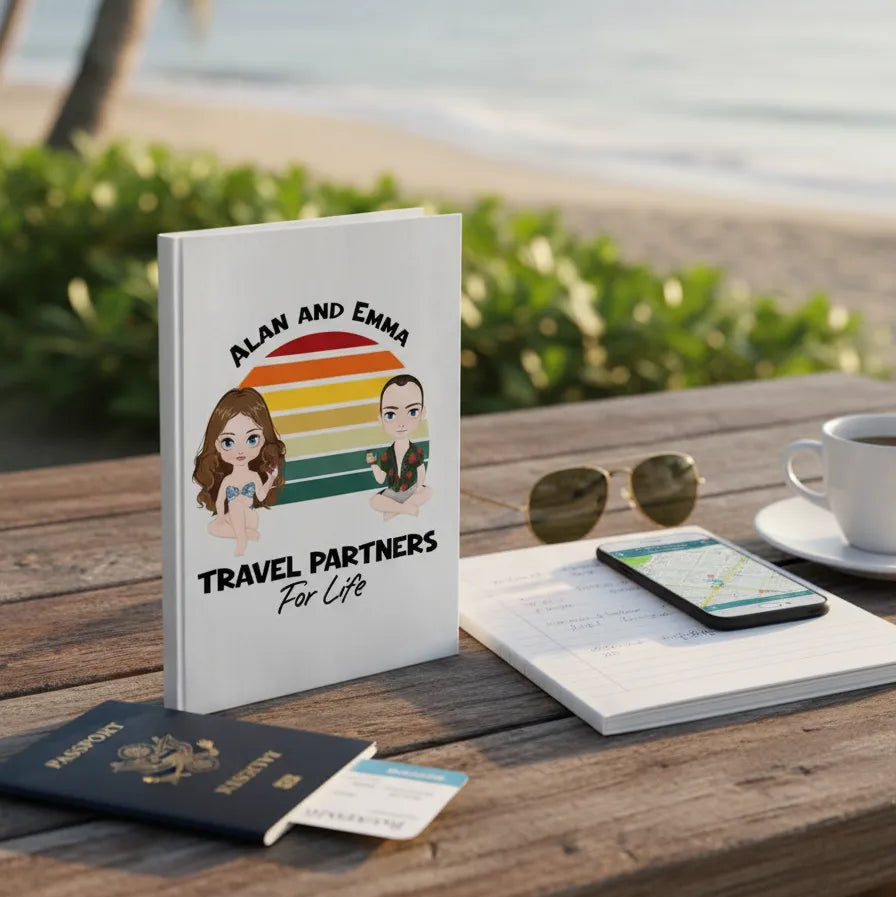 Personalized Softcover Photo Book Travel Partners For Life