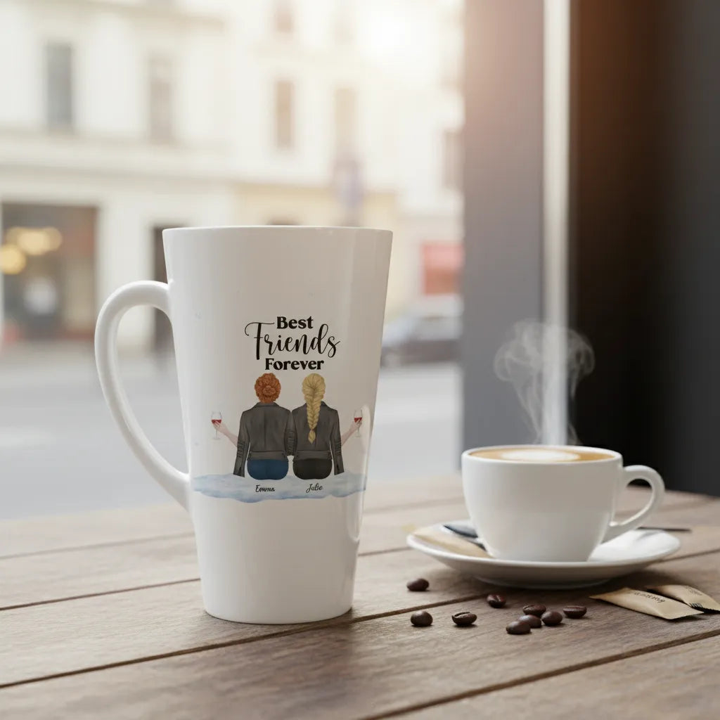 Personalized Ceramic Mug best friends forever