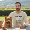 Personalized Longsleeve T-shirt Dog Dad