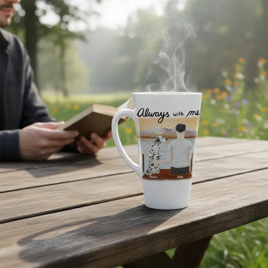 Personalized Mug Always With Me Dog