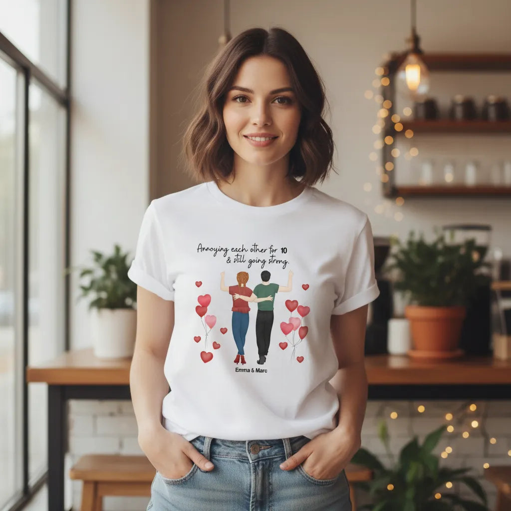 Personalized Tee Shirt Annoying each other for