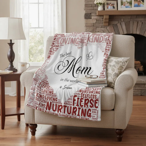 Personalized Blanket The Best Mom