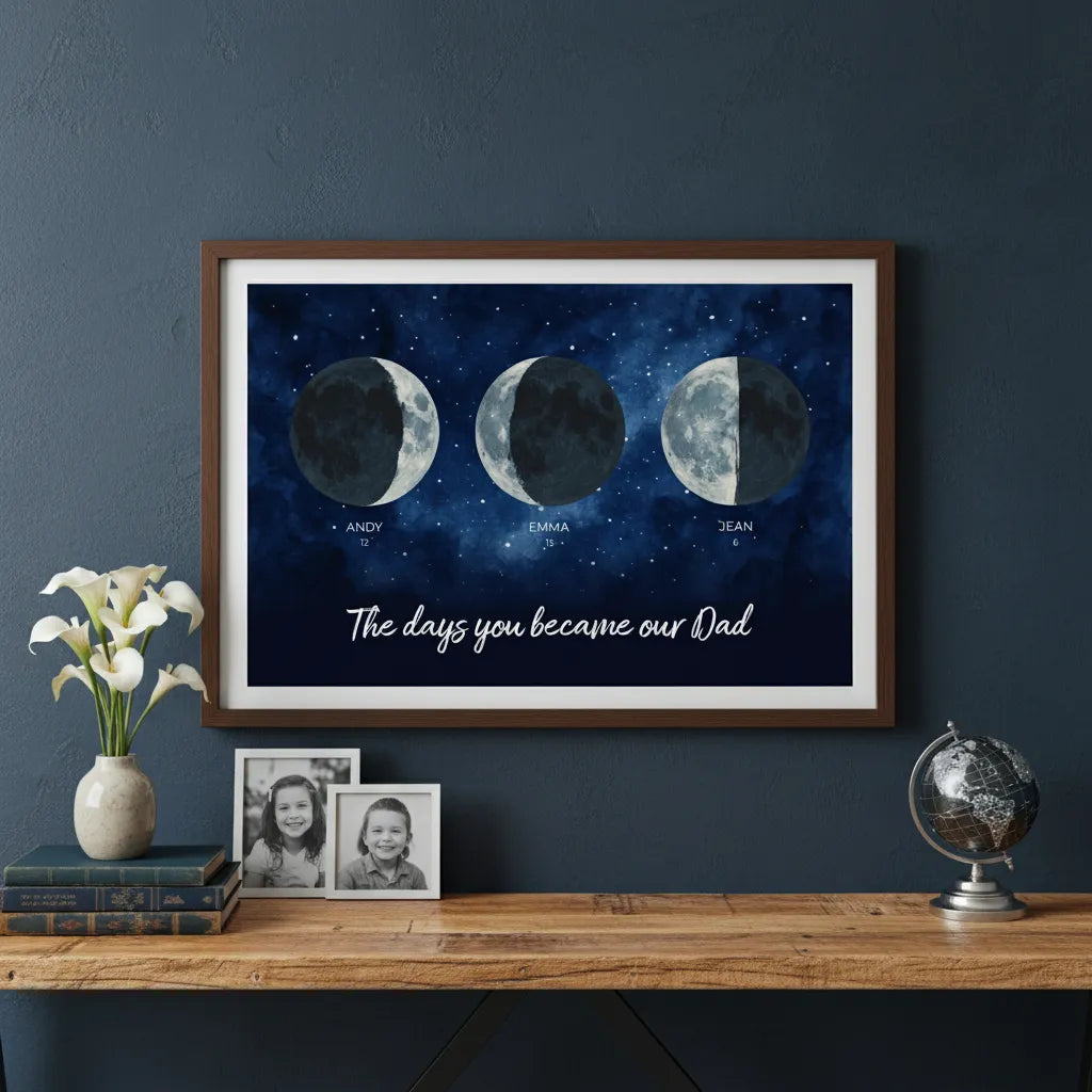 Personalized Poster The Days You Became Our Dad