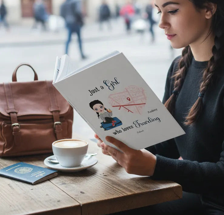 Personalized Softcover Photo Jut A Girl Who Loves Traveling