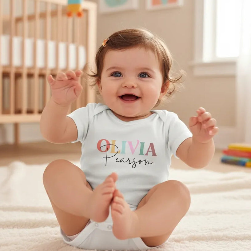 Personalized Baby Onesie With Name