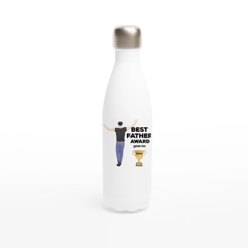 Customized Bottle Best Father Award Goes To