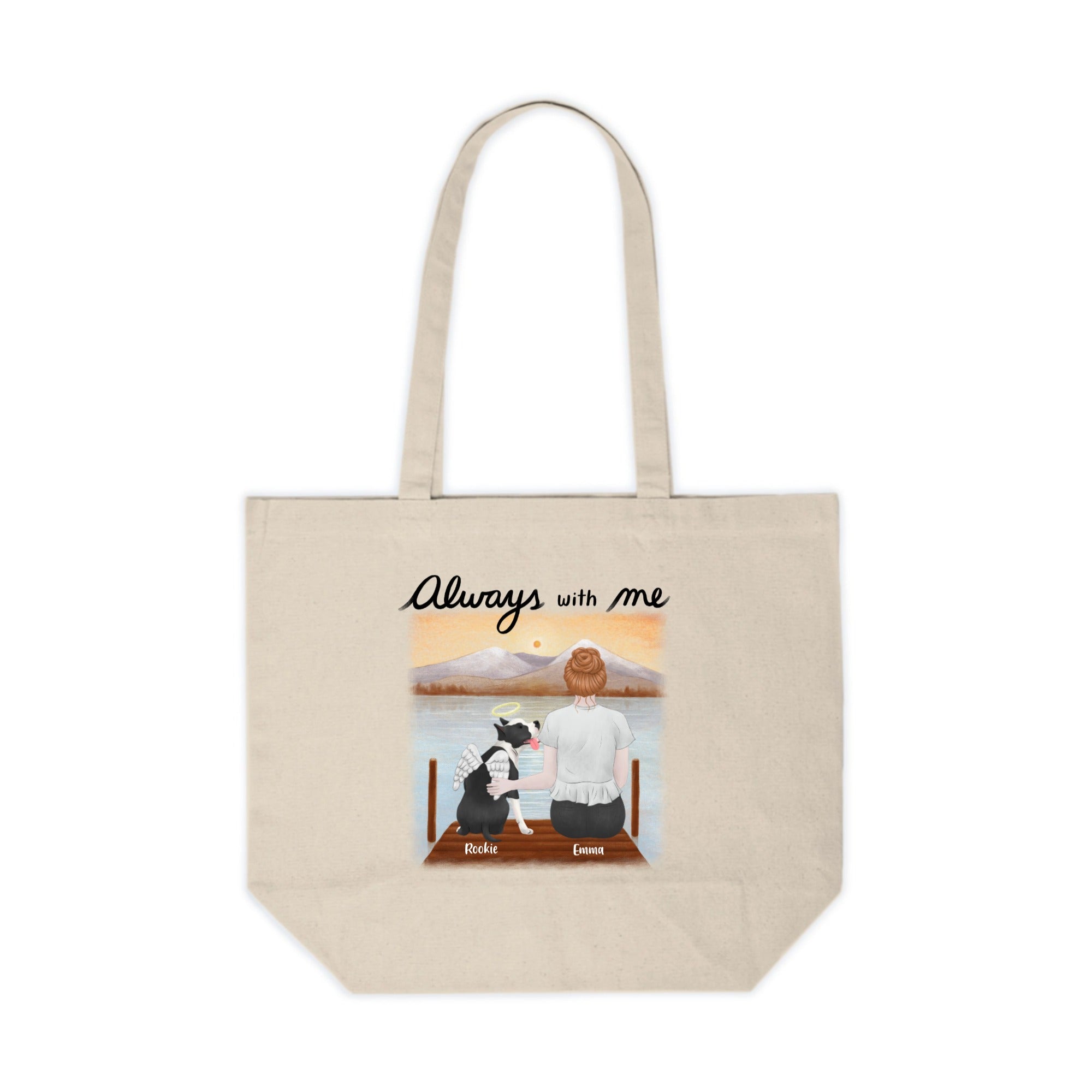 Customized Canvas Tote Always With Me Pet