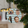 Customized Christmas Ornament Christmas Face Cutout