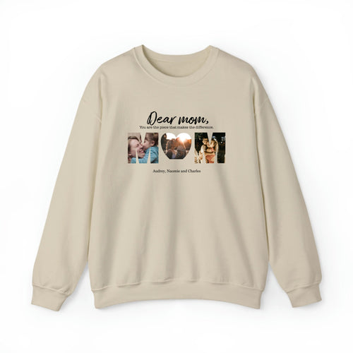 Customized Crewneck Sweatshirt Mom I Love You