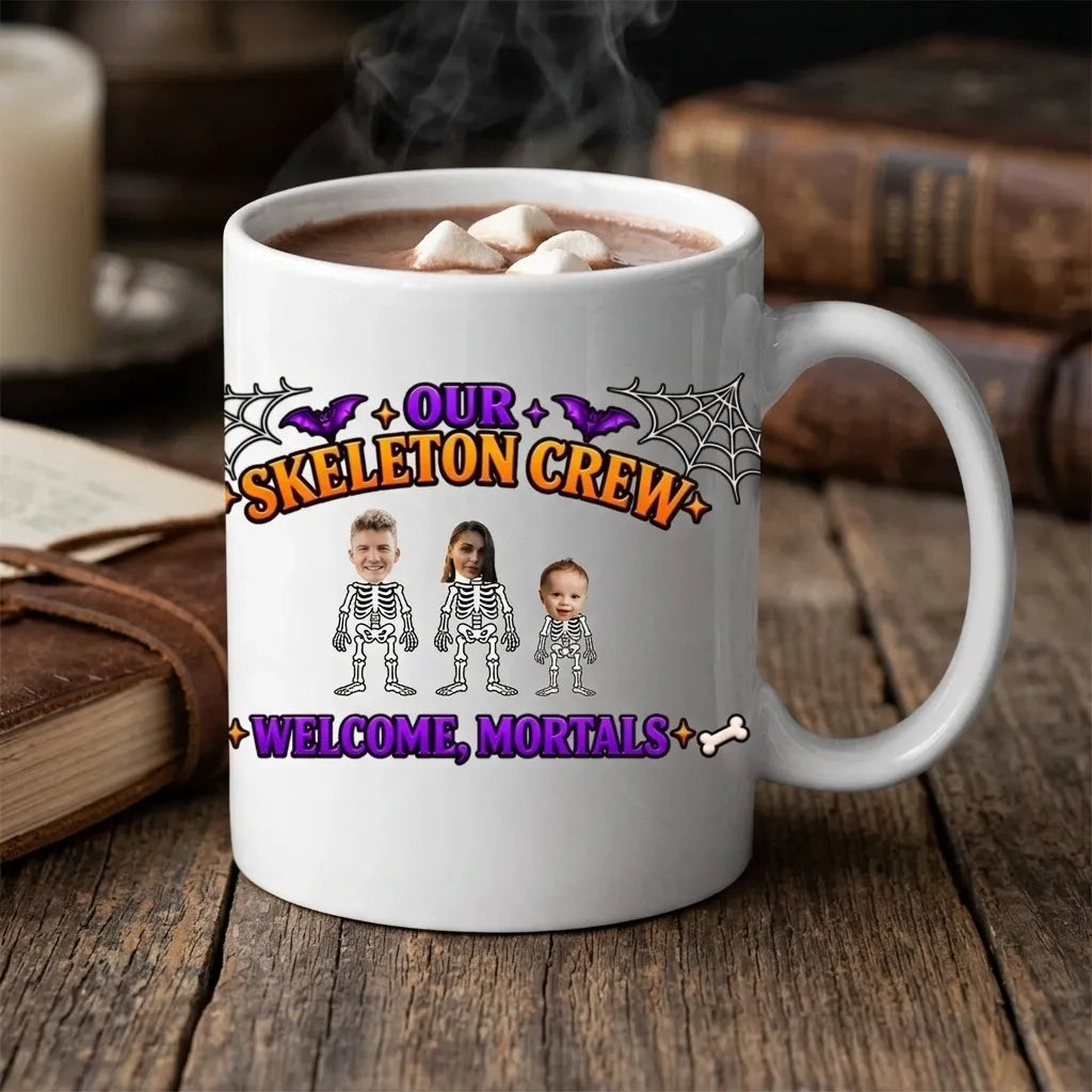 Customized Halloween Mug Our Skeleton Crew