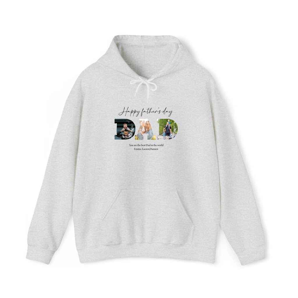 Customized Hooded Sweatshirt Happy Father Day