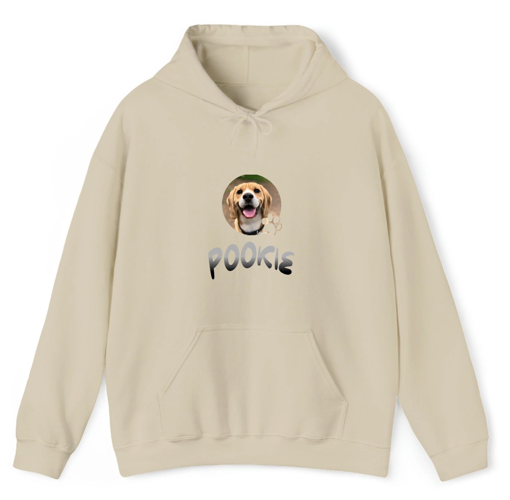 Customized Hooded Sweatshirt With Pet Photo
