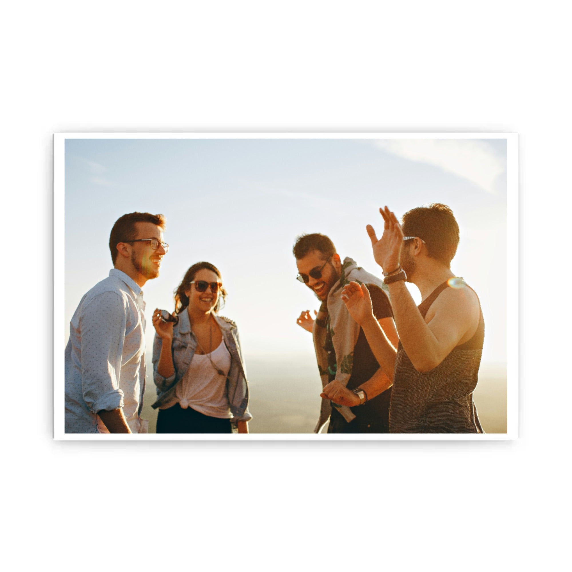 Customized Horizontal Poster With Photo