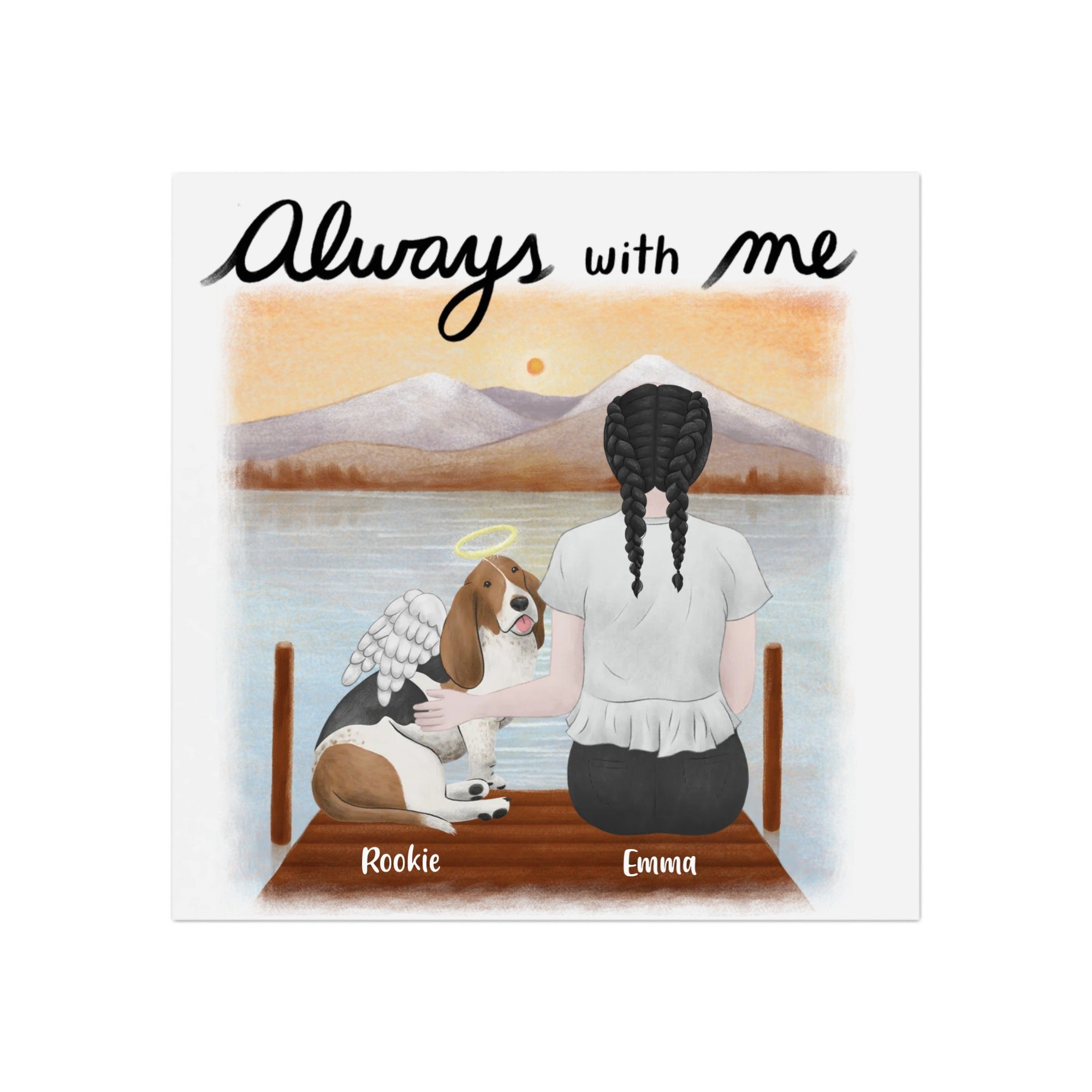 Customized Magnetic Magnet Always with me Pet