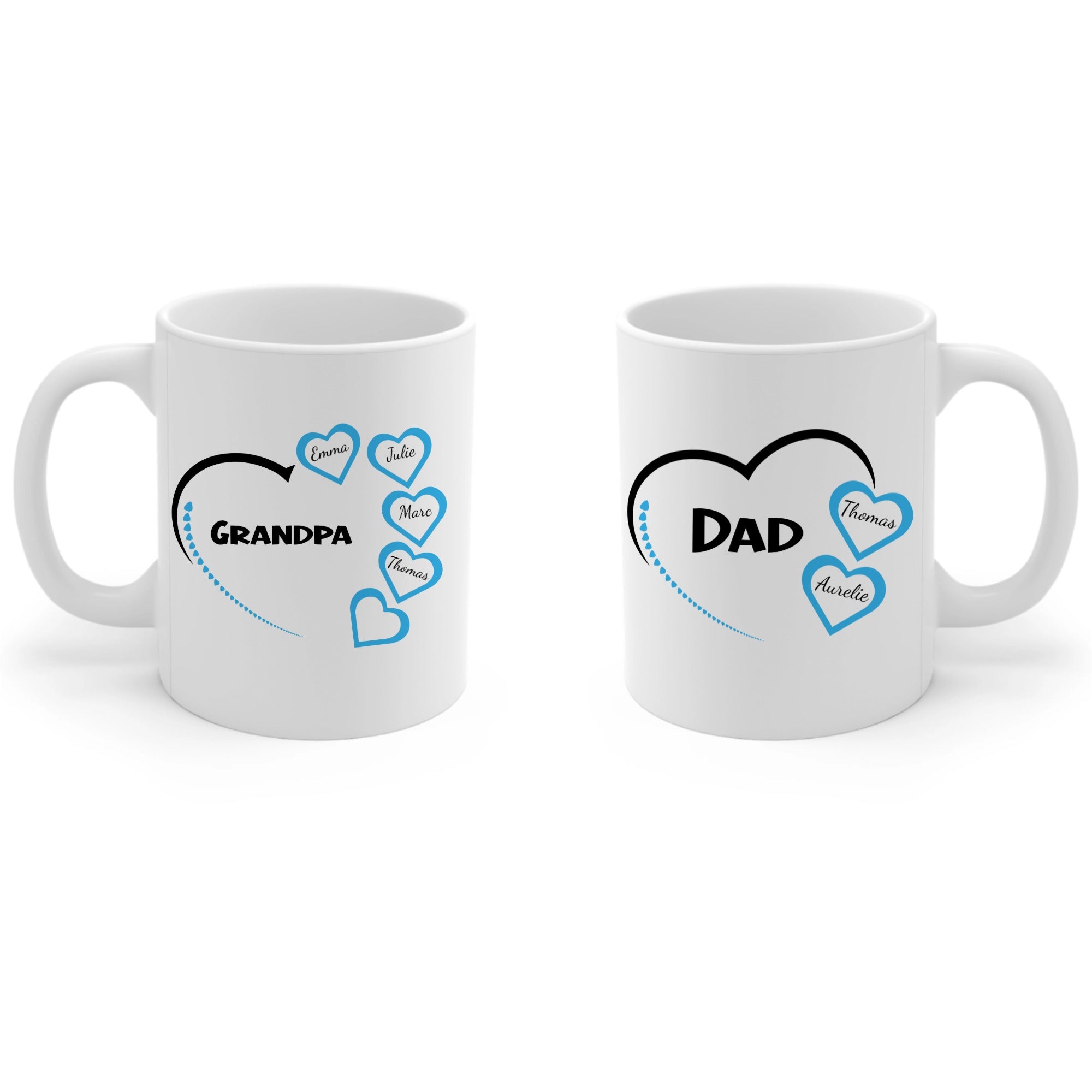 Customized Mug Dad and Now Grandpa