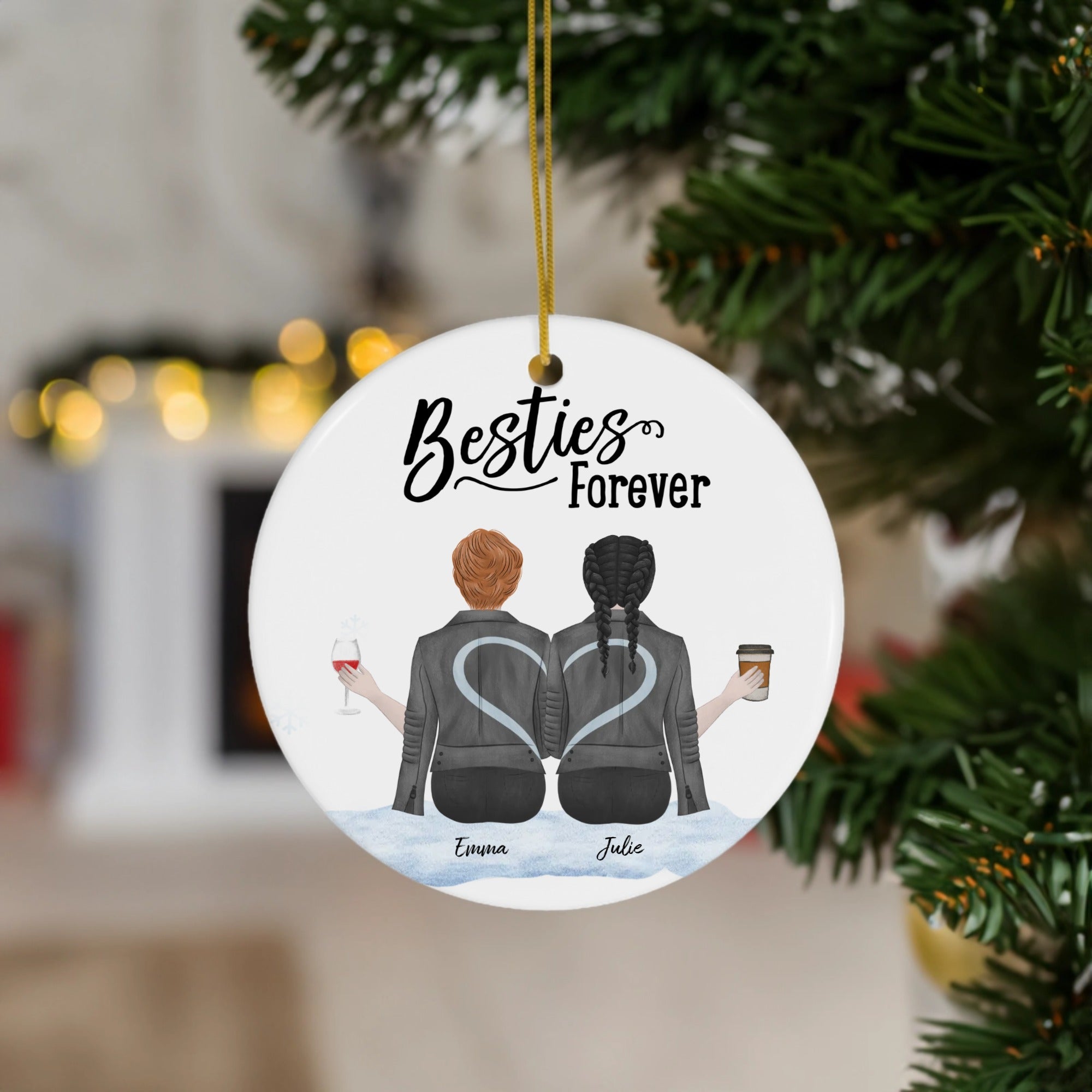 Customized Ornament Best Friends