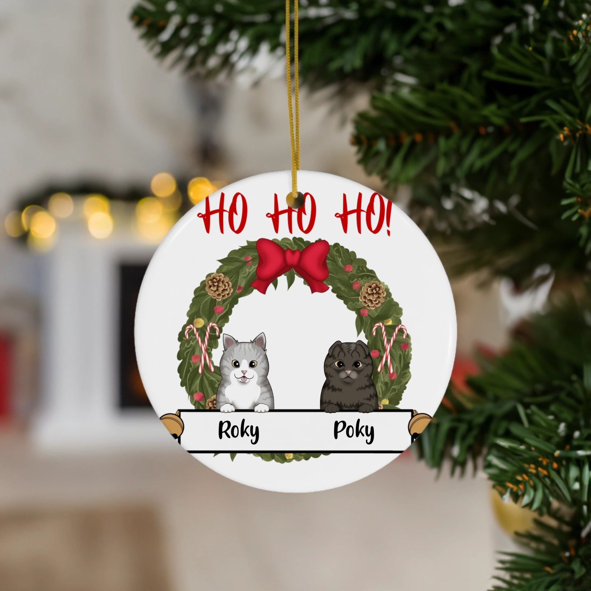 Customized Ornament For Cat Lovers
