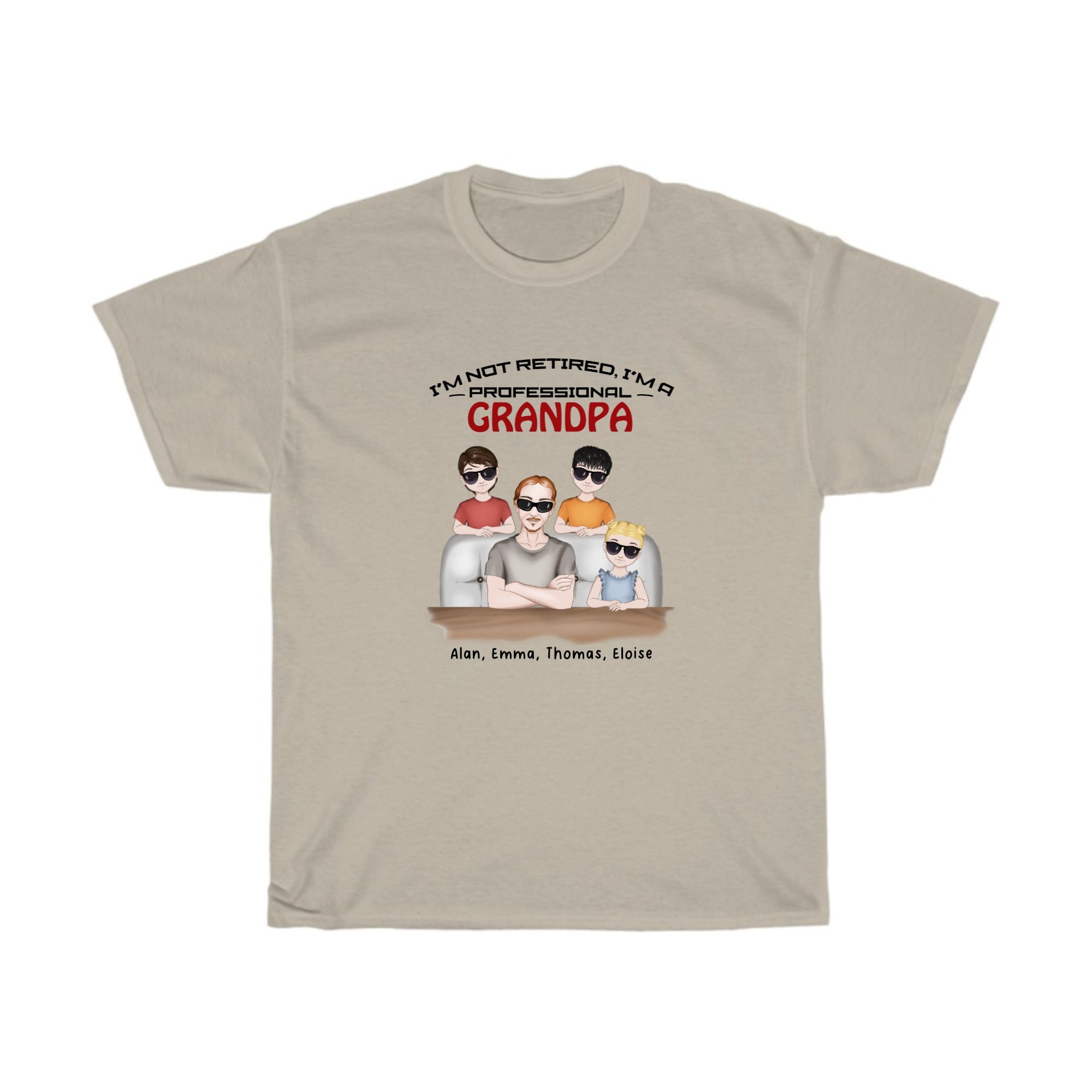 Customized Shirt I am a professional Grandpa