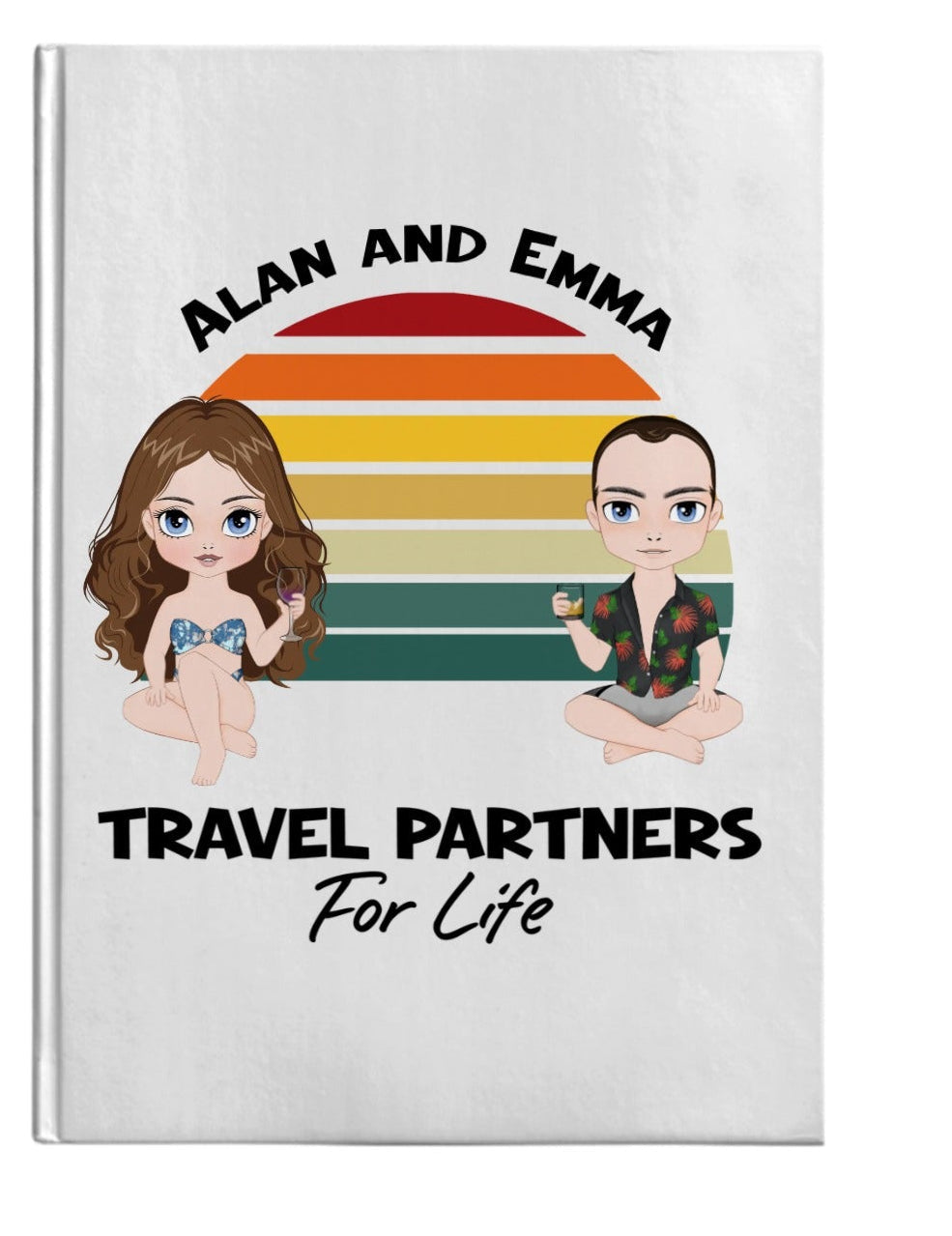 Customized Softcover Photo Book Travel Partners For Life