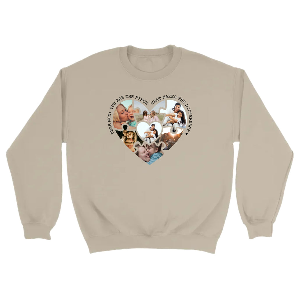 Customized Sweatshirt Best MOM With Pictures