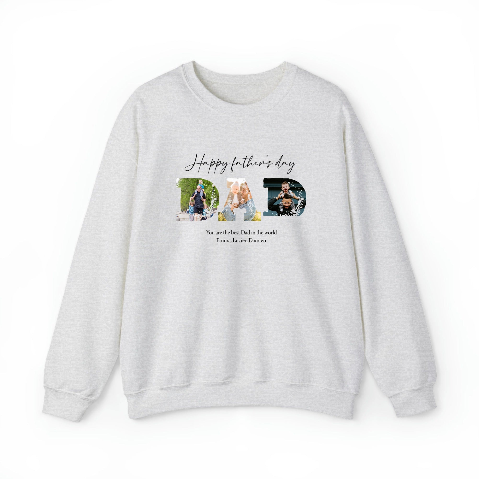 Customized Sweatshirt Happy Father's Day
