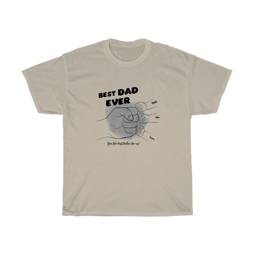 Customized Tee Best Dad Ever