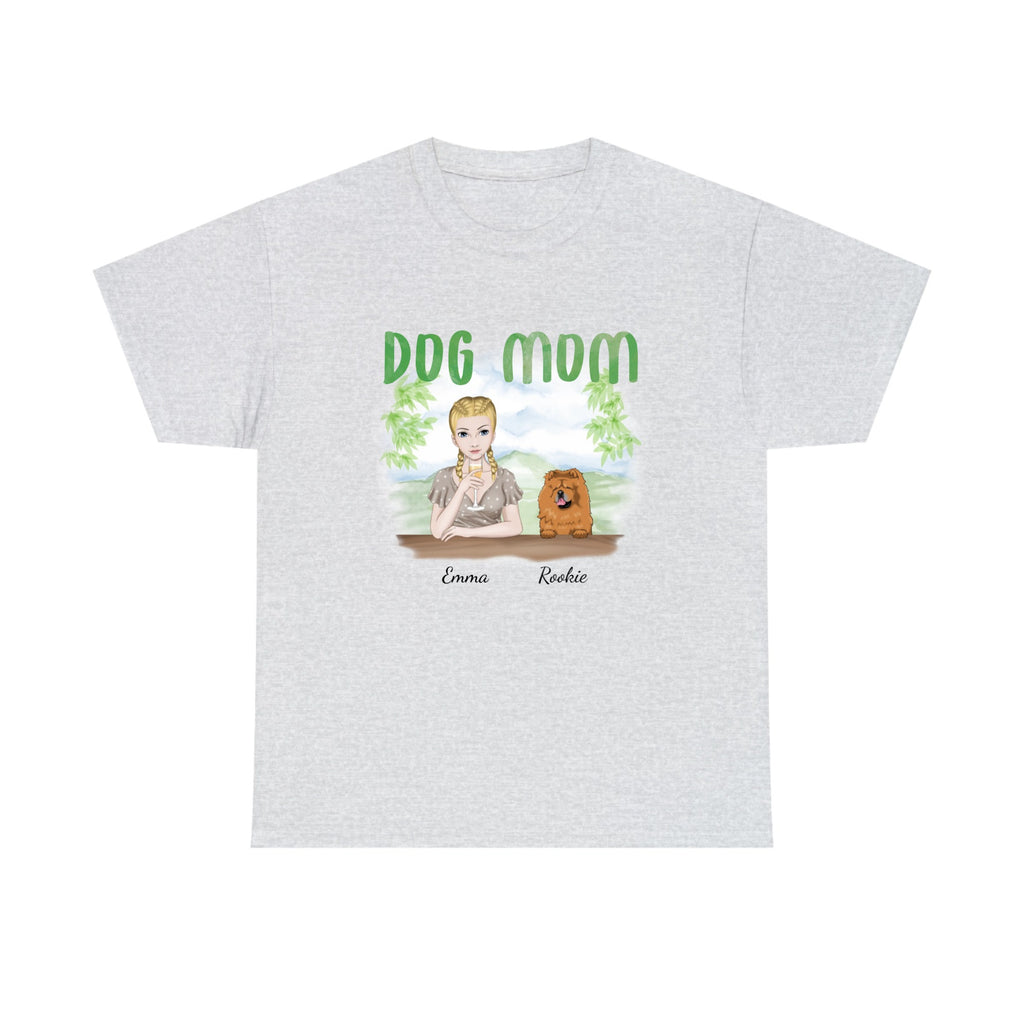 Customized Tee Shirt Dog Mom