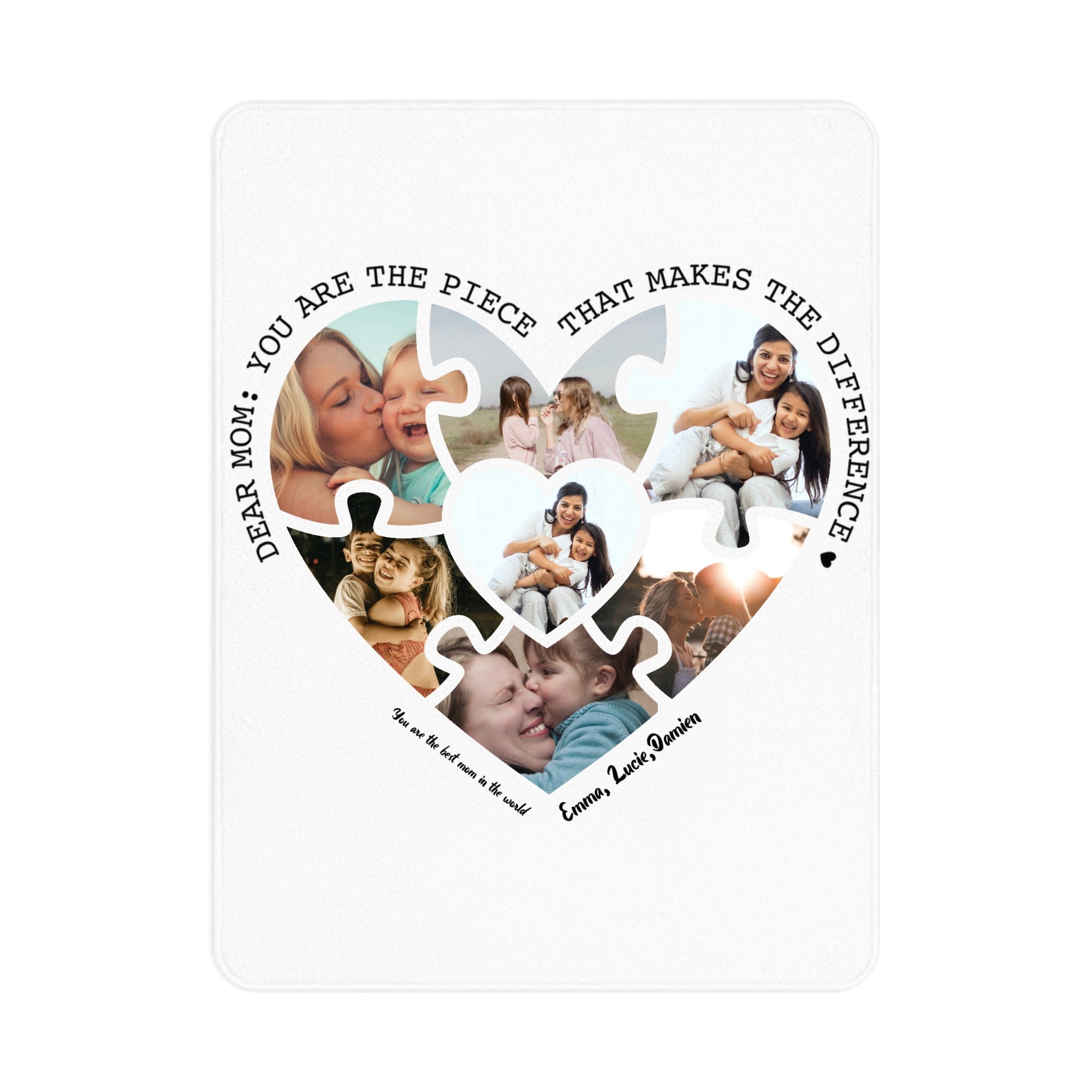 Customized Toddler Blanket Dear Mom You Are The Best