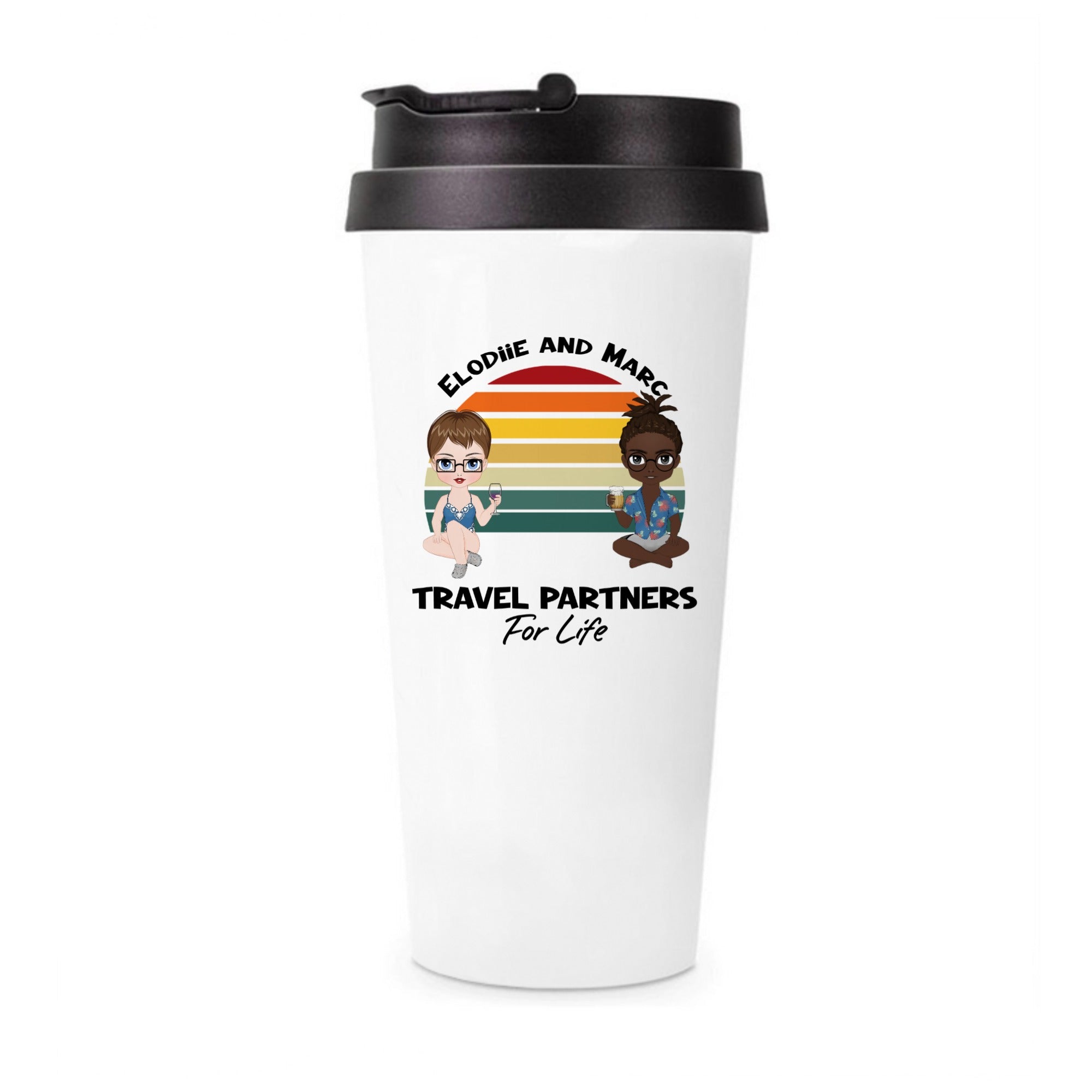 Customized Travel Mug Travel Partners For Life