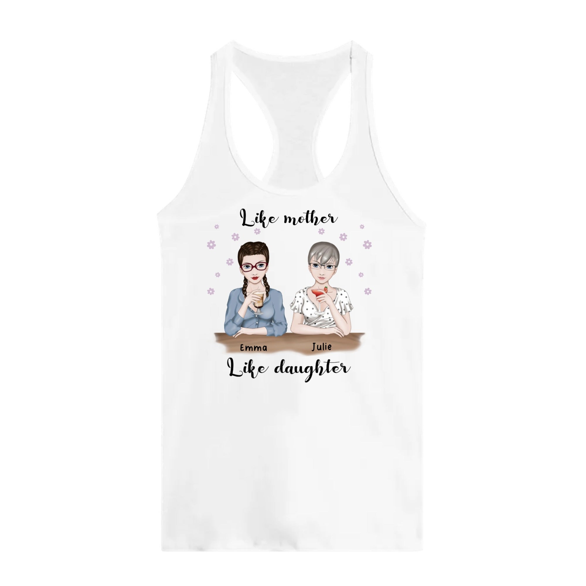 Customized Women's Tank Top Like Mother Like Daughter
