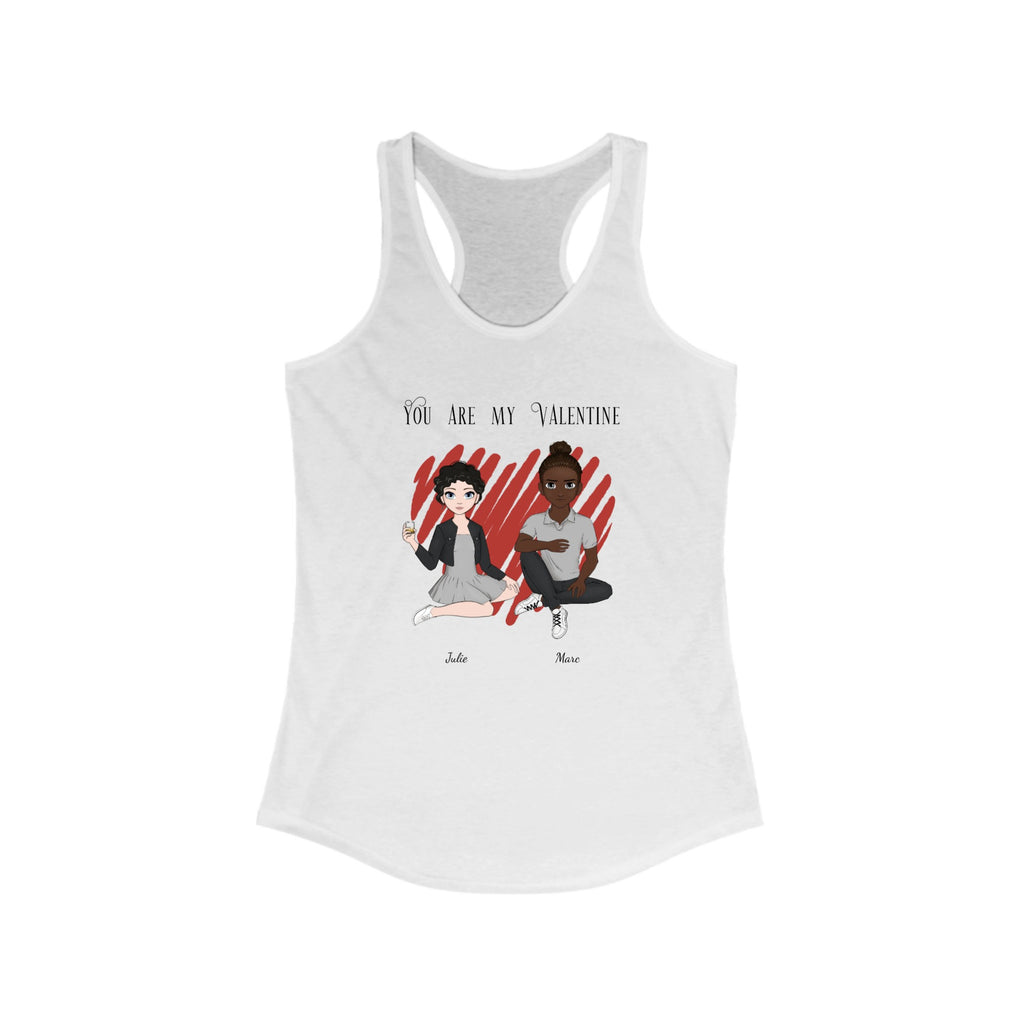 Customized Women's Tank Top You Are My Valentine