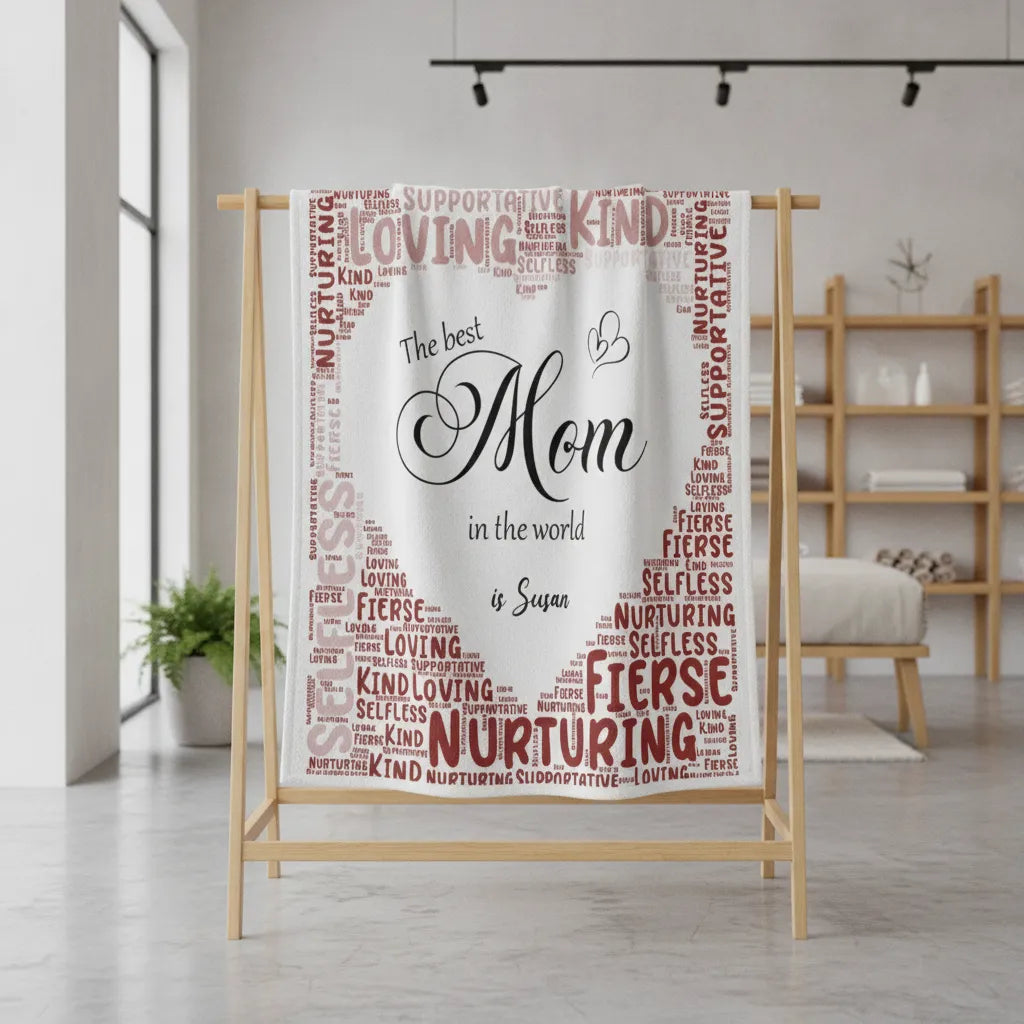 Personalized Blanket The Best Mom
