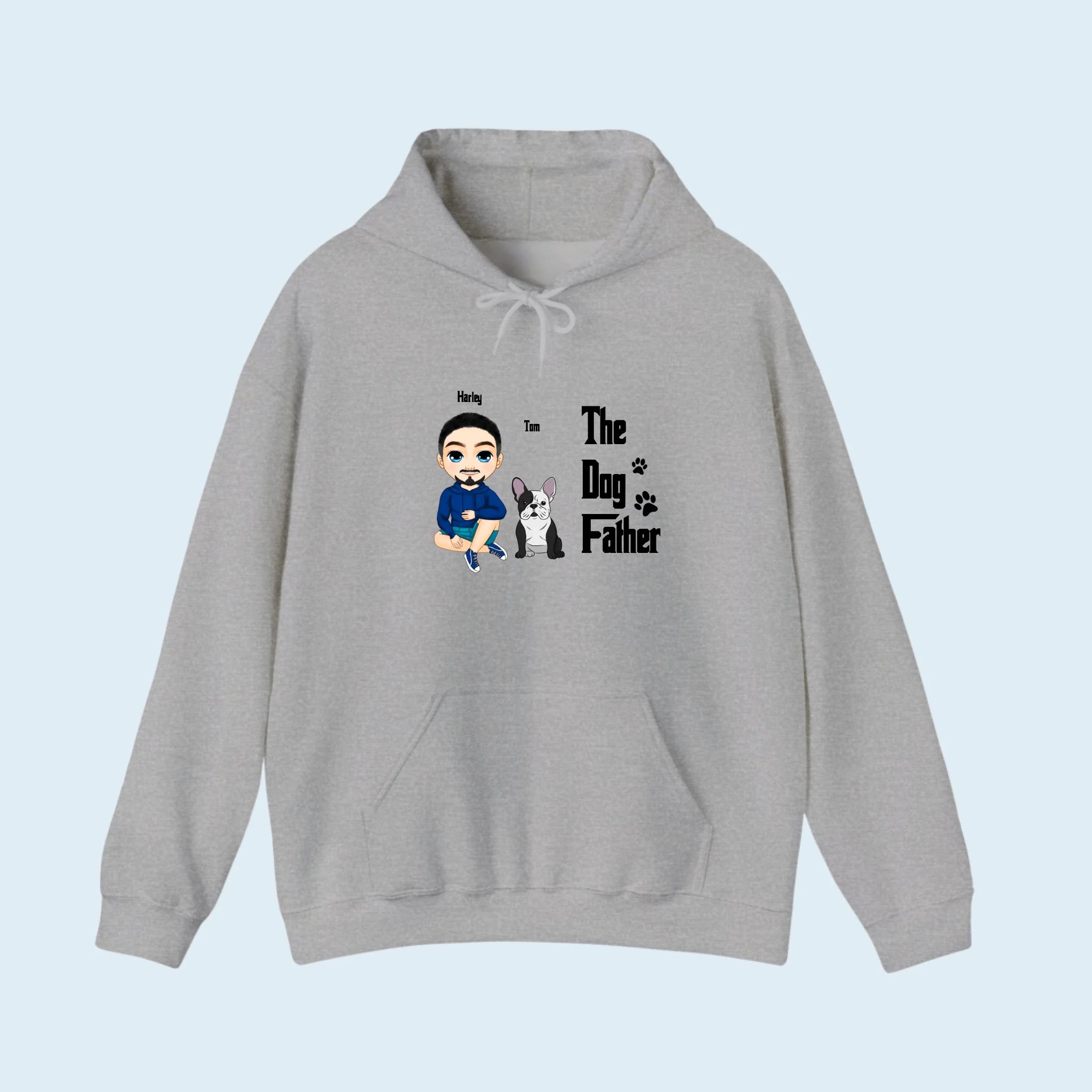 Personalized Hooded Sweatshirt The Dog Father